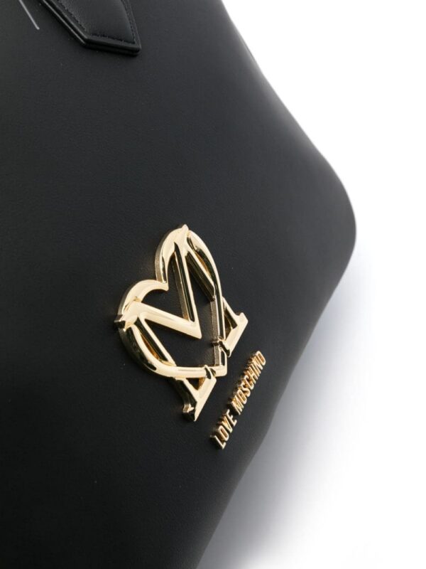 Love Moschino logo-plaque tote bag