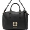 Love Moschino logo-plaque tote bag
