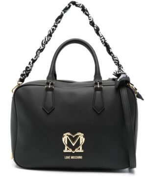 23358143_53441529_1000.jpg Love Moschino logo-plaque tote bag