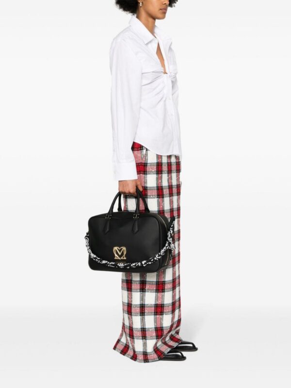 Love Moschino logo-plaque tote bag
