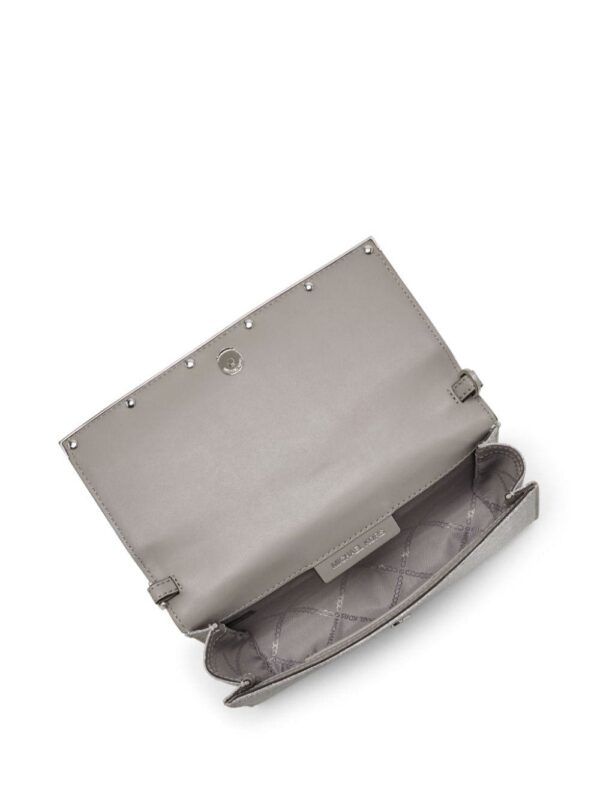 Michael Kors large Mona glitter clutch bag