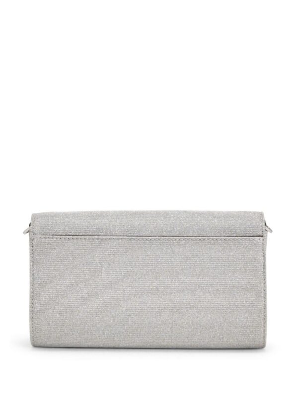 Michael Kors large Mona glitter clutch bag