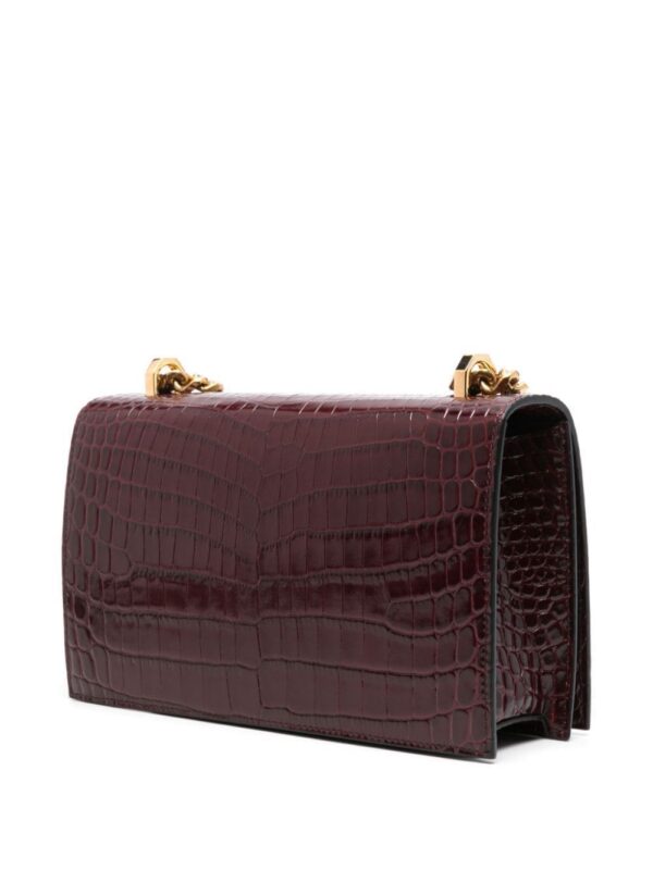 Alexander McQueen Jewelled leather satchel bag
