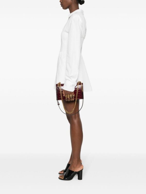 Alexander McQueen Jewelled leather satchel bag