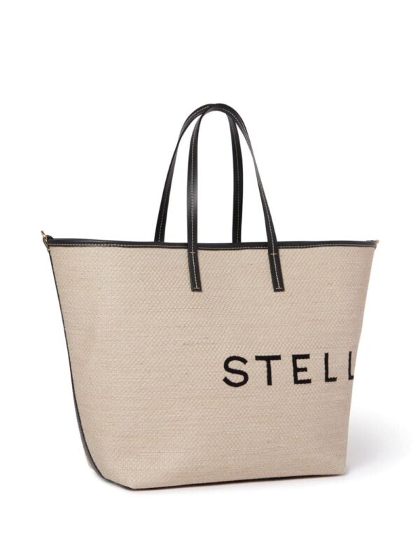 23376400_53856229_1000.jpg Stella McCartney jacquard-logo tote bag
