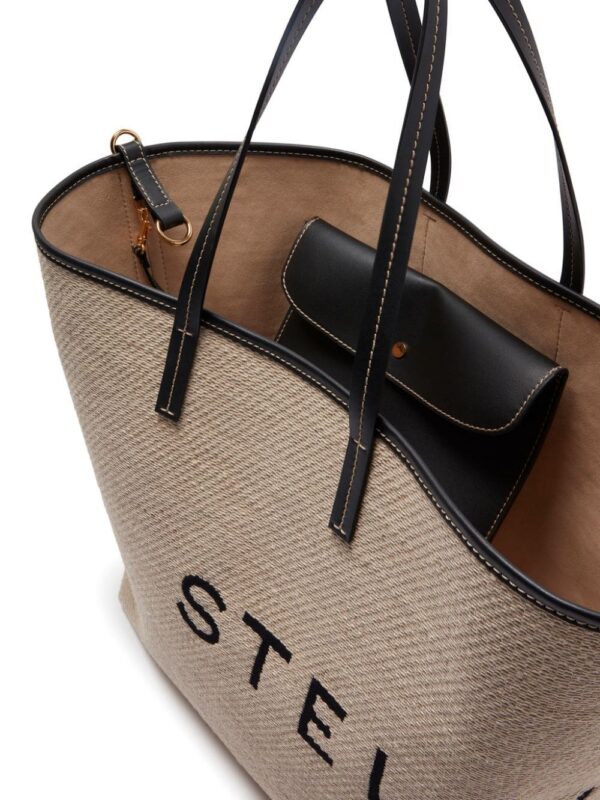 23376400_53856230_1000.jpg Stella McCartney jacquard-logo tote bag