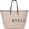 23376400_53856235_1000.jpg Stella McCartney jacquard-logo tote bag