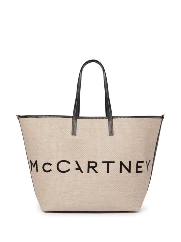 23376400_53856237_1000.jpg Stella McCartney jacquard-logo tote bag