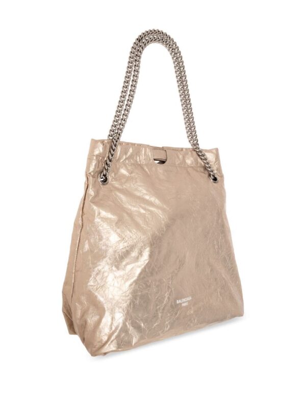 23390173_53501517_1000.jpg Balenciaga Crush metallic tote bag