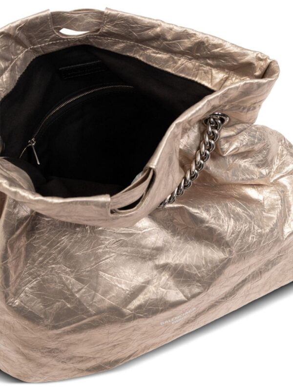 23390173_53501519_1000.jpg Balenciaga Crush metallic tote bag