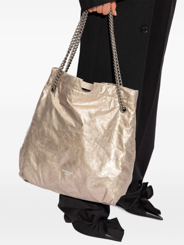 23390173_53501521_1000.jpg Balenciaga Crush metallic tote bag