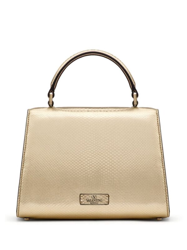 Valentino Garavani mini VSling metallic tote bag