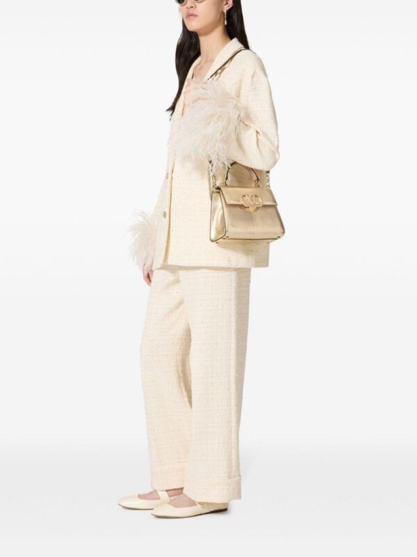 Valentino Garavani mini VSling metallic tote bag