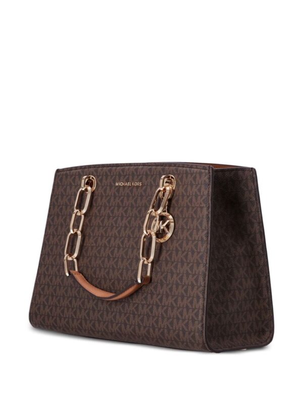 23448718_53404850_1000.jpg Michael Kors monogram pattern chain two-way tote bag