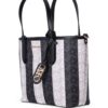 23448719_53405081_1000.jpg Michael Kors monogram pattern striped tote bag