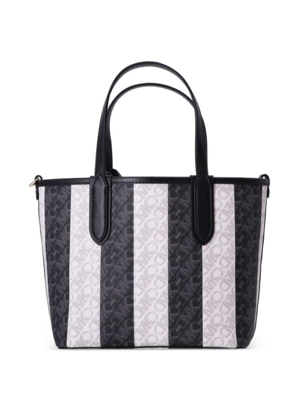 23448719_53405083_1000.jpg Michael Kors monogram pattern striped tote bag