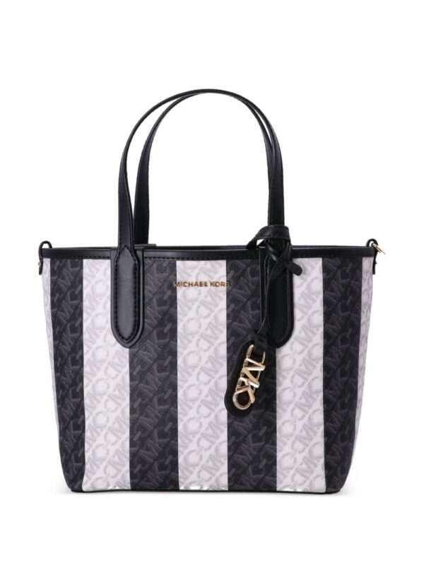 23448719_53405092_1000.jpg Michael Kors monogram pattern striped tote bag