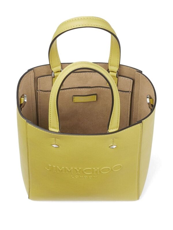 23452441_53708033_1000.jpg Jimmy Choo Lenny debossed-logo leather tote bag