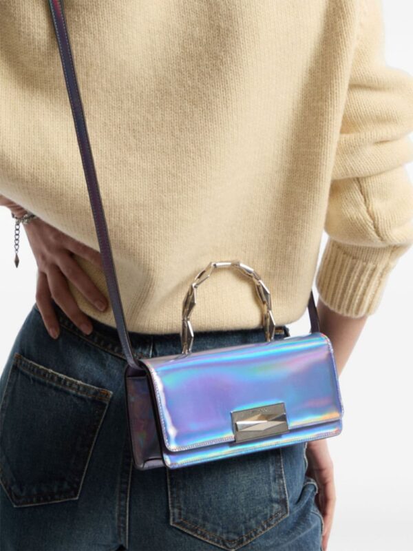 23453043_53776473_1000.jpg Jimmy Choo Diamond Chain iridescent-effect tote bag