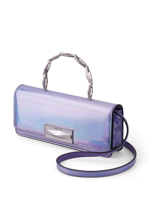 23453043_53776477_1000.jpg Jimmy Choo Diamond Chain iridescent-effect tote bag