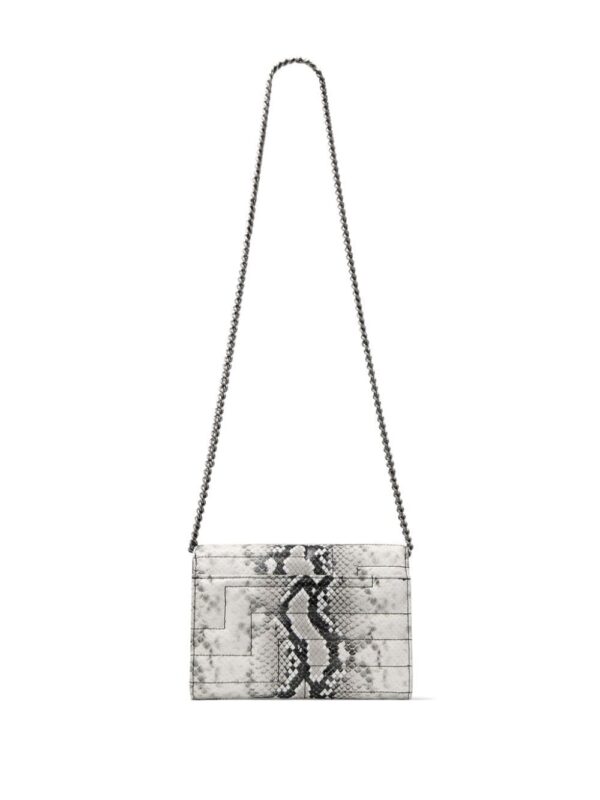 23453176_53726299_1000.jpg Jimmy Choo Avenue snakeskin-effect clutch bag