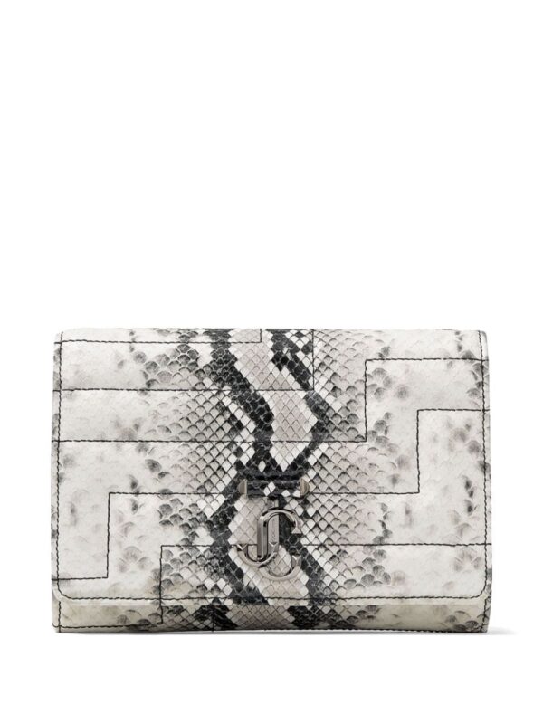 23453176_53726301_1000.jpg Jimmy Choo Avenue snakeskin-effect clutch bag