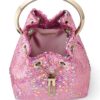 Jimmy Choo Bon Bon chainmail bucket bag