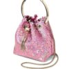 Jimmy Choo Bon Bon chainmail bucket bag