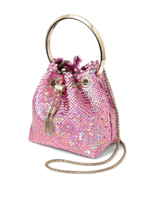 Jimmy Choo Bon Bon chainmail bucket bag