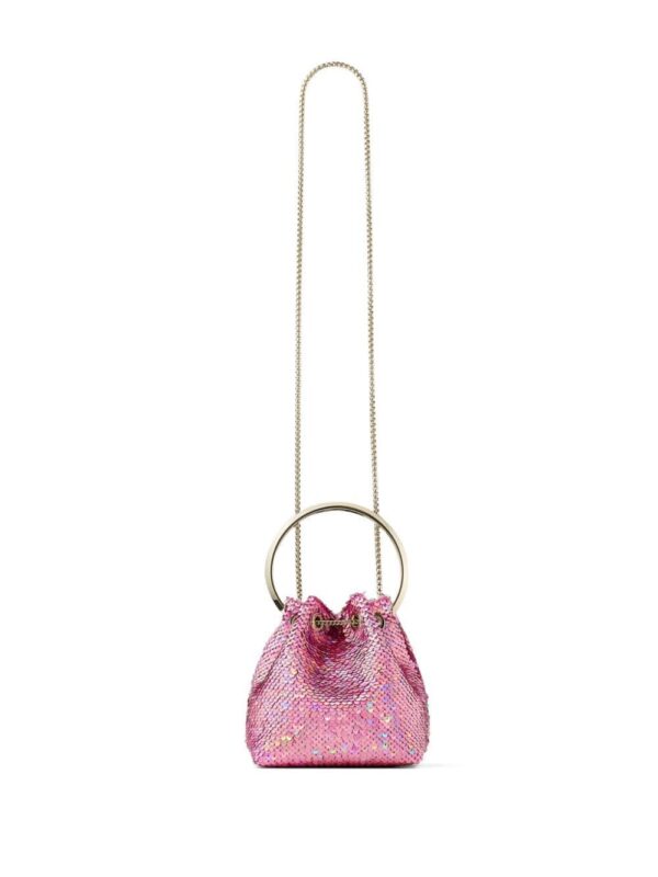 Jimmy Choo Bon Bon chainmail bucket bag
