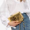 Tory Burch Reva metallic-effect shoulder bag