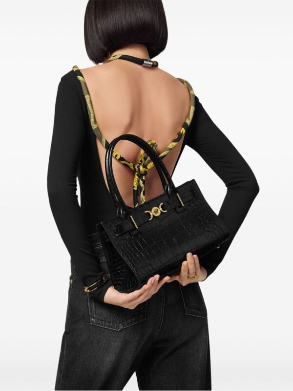 23490997_53590290_1000.jpg Versace Medusa '95 crocodile-effect tote bag