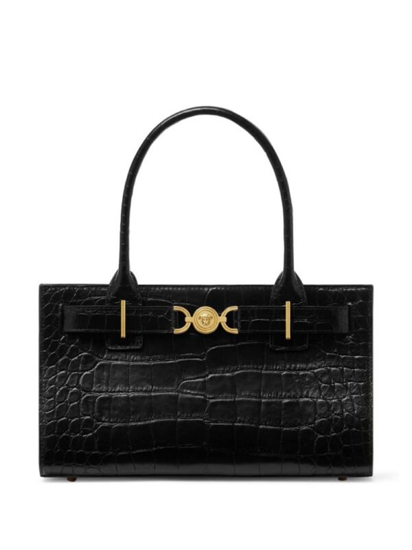 23490997_53590295_1000.jpg Versace Medusa '95 crocodile-effect tote bag