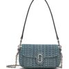 23496091_53695076_1000.jpg Marc Jacobs The Monogram Sunfaded Denim Clover shoulder bag