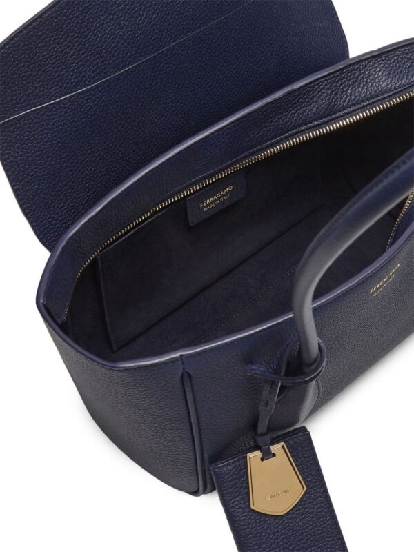 Ferragamo small East-West leather tote bag