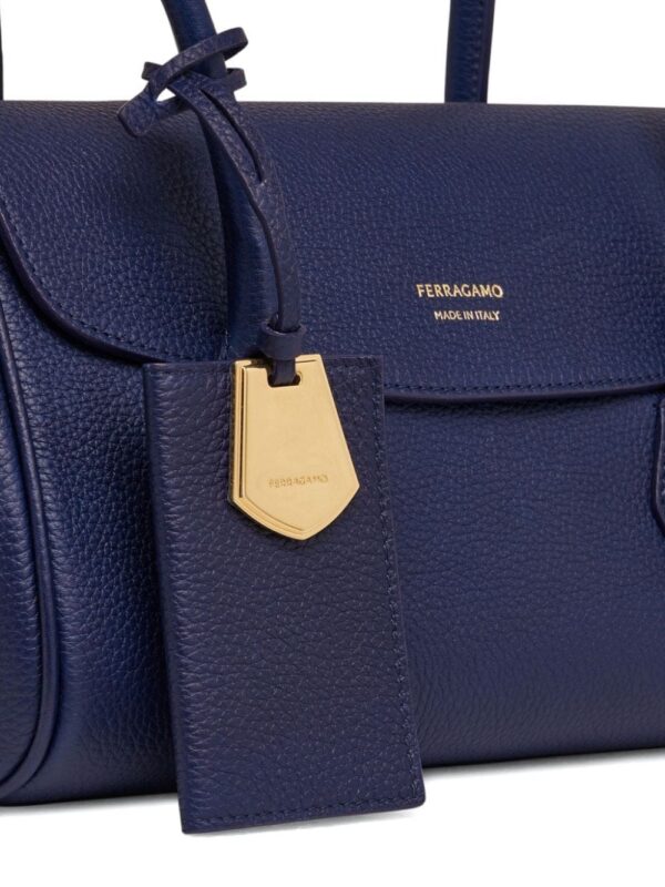 Ferragamo small East-West leather tote bag