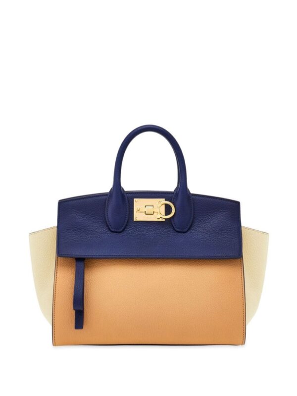 23496596_53714699_1000.jpg Ferragamo small Studio leather tote bag