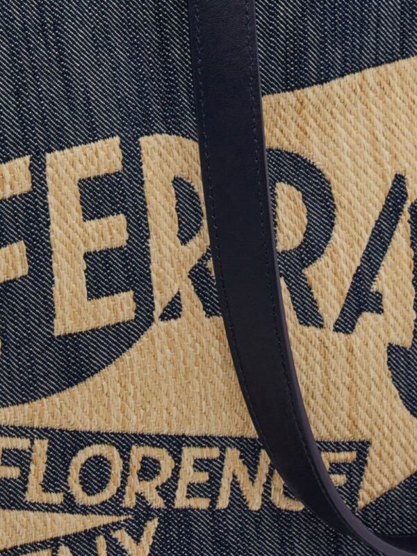 23496624_53714107_1000.jpg Ferragamo medium Venna logo-embroidered tote bag