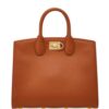 Ferragamo Studio Box leather tote bag
