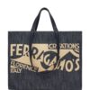 23496639_53714267_1000.jpg Ferragamo large Venna logo-embroidered tote bag