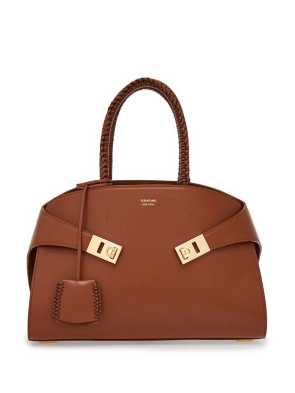Ferragamo small The Hug leather tote bag
