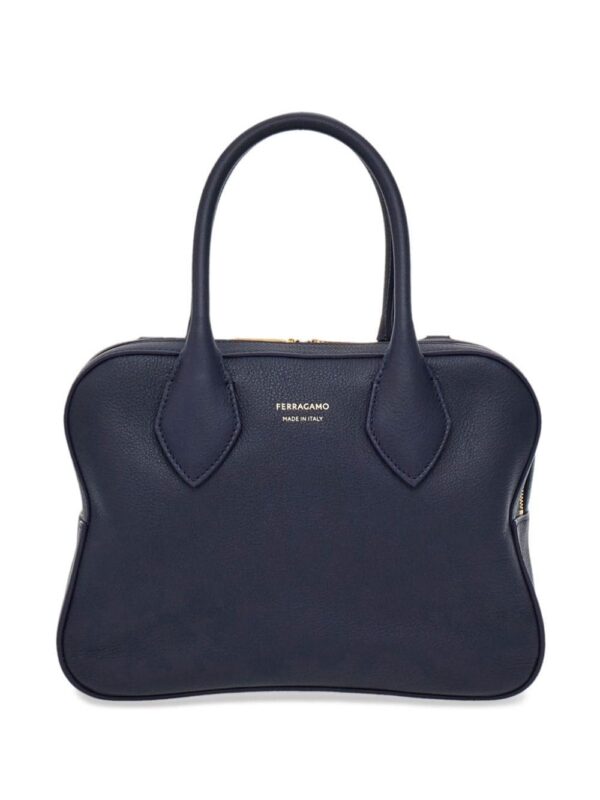23496665_53714631_1000.jpg Ferragamo logo-stamp leather tote bag