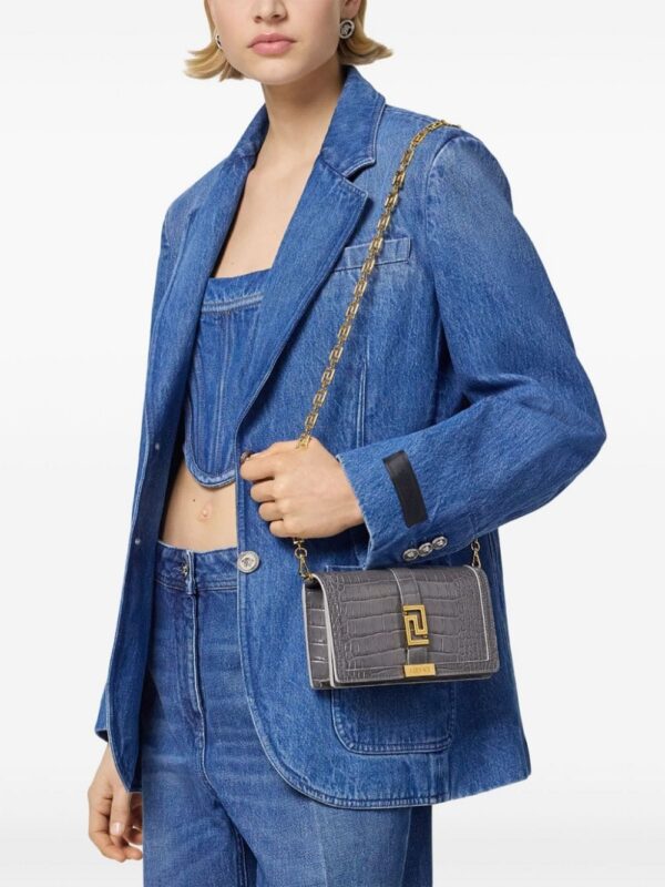 23497575_53591165_1000.jpg Versace Greca Goddess crocodile-embossed shoulder bag