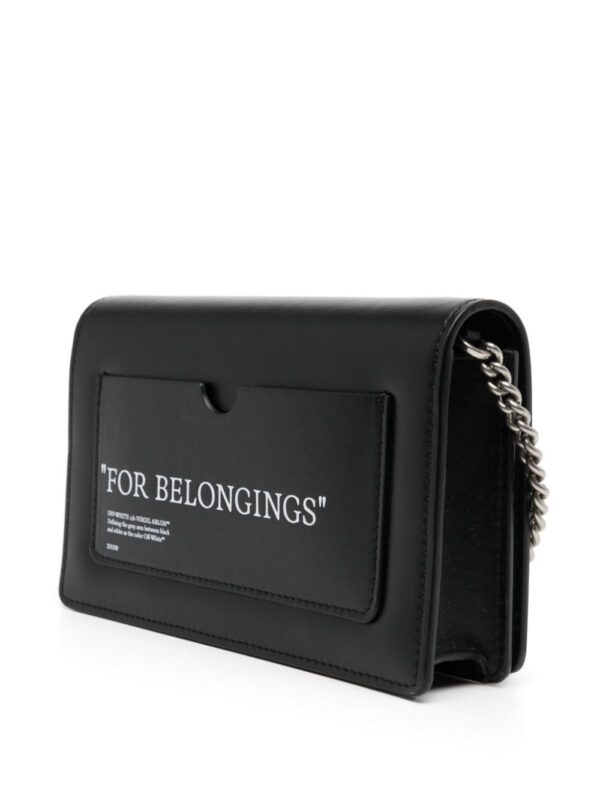 23504087_54103385_1000.jpg Off-White slogan-print leather crossbody bag