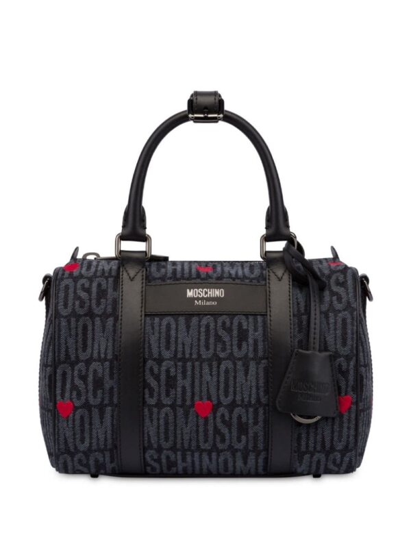 Moschino logo-print duffle bag