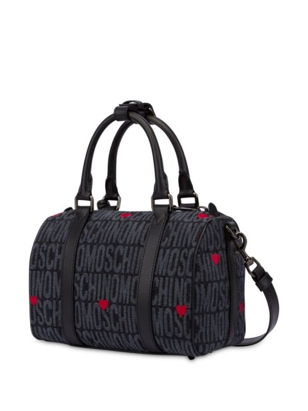 Moschino logo-print duffle bag