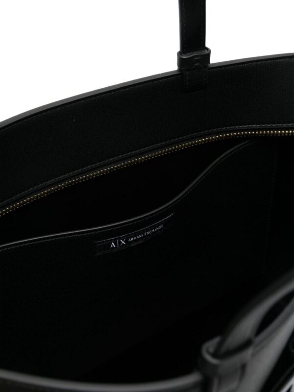 23524776_53585177_1000.jpg Armani Exchange logo-plaque tote bag