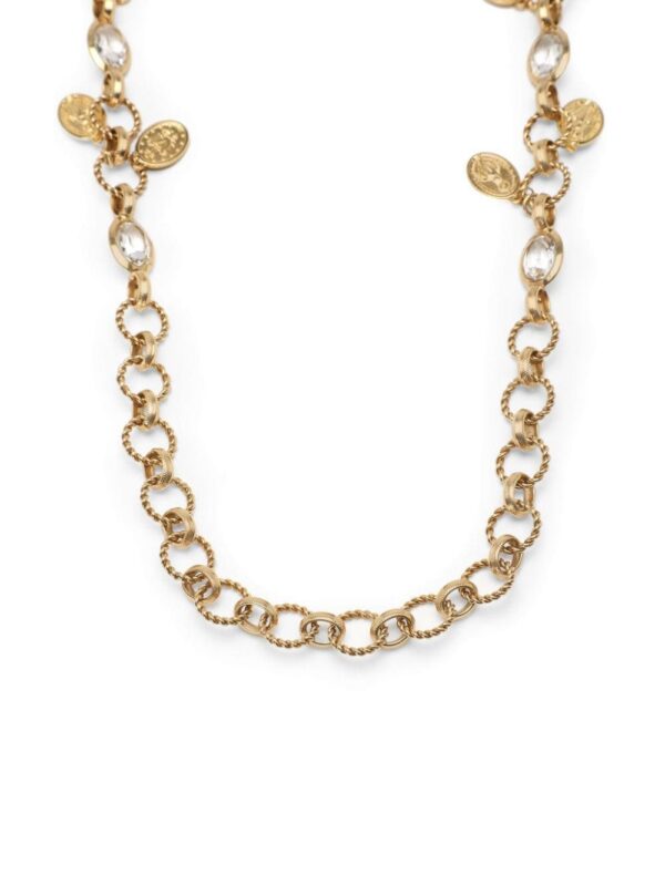 23600298_53775733_1000.jpg Dolce & Gabbana medallion-pendant chain strap