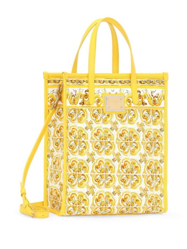 23602003_53771116_1000.jpg Dolce & Gabbana medium Majolica-print canvas tote bag