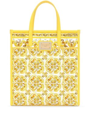 23602003_53792837_1000.jpg Dolce & Gabbana medium Majolica-print canvas tote bag